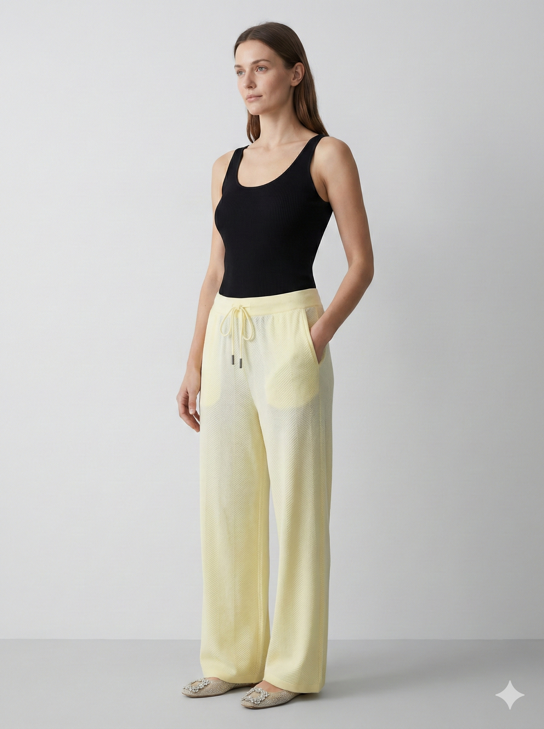 Spring/Summer Wool Pants 8508