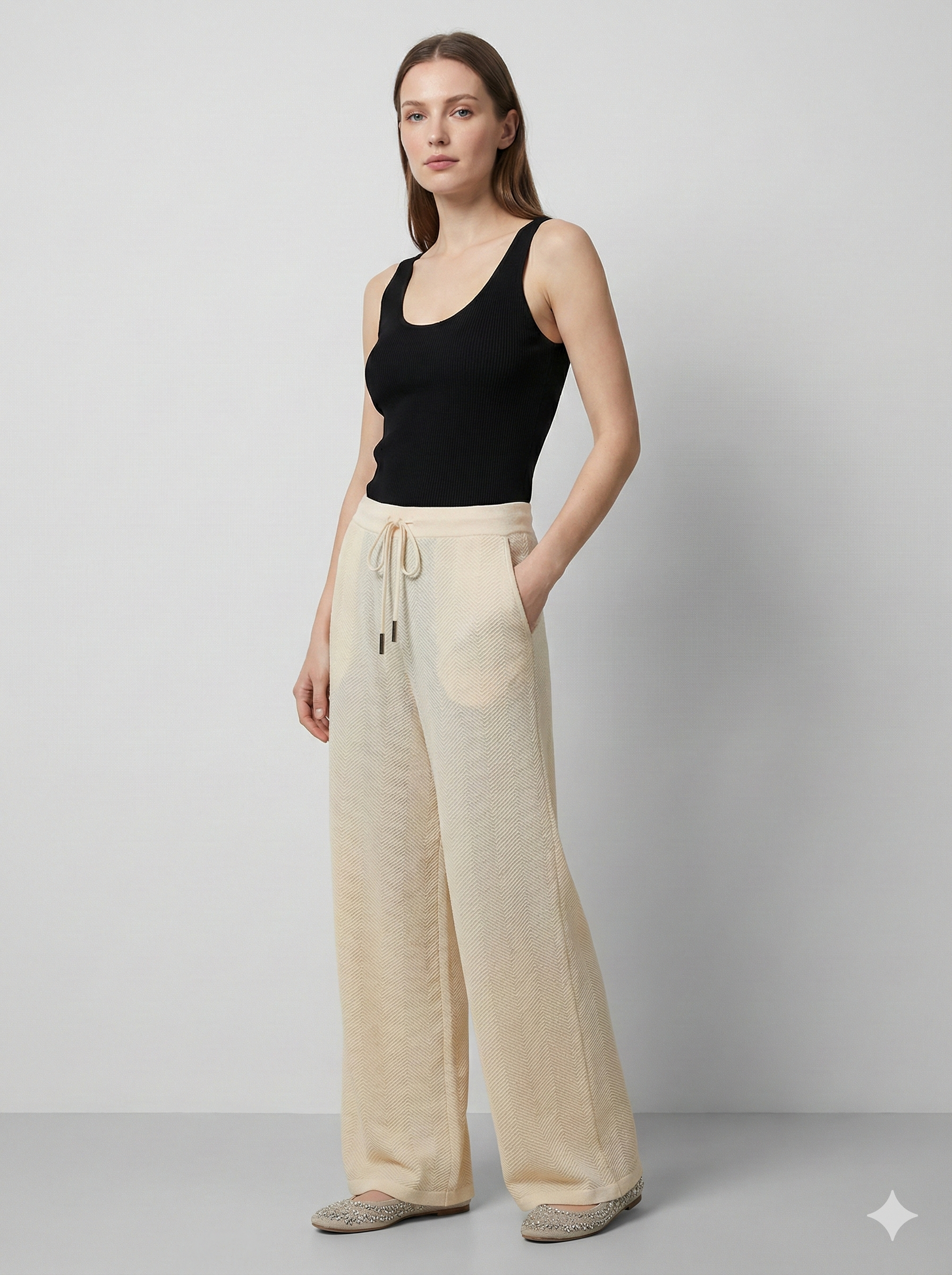 Spring/Summer Wool Pants 8508