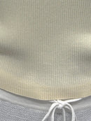 V-neck ribbed, high-elasticity women's vest - a summer essential. 92009B