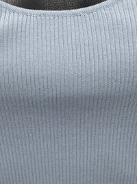 V-neck ribbed, high-elasticity women's vest - a summer essential. 92009B