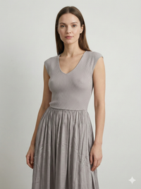 Spring/Summer Knitwear and Cutting Designskirtwomen's sweater A6139