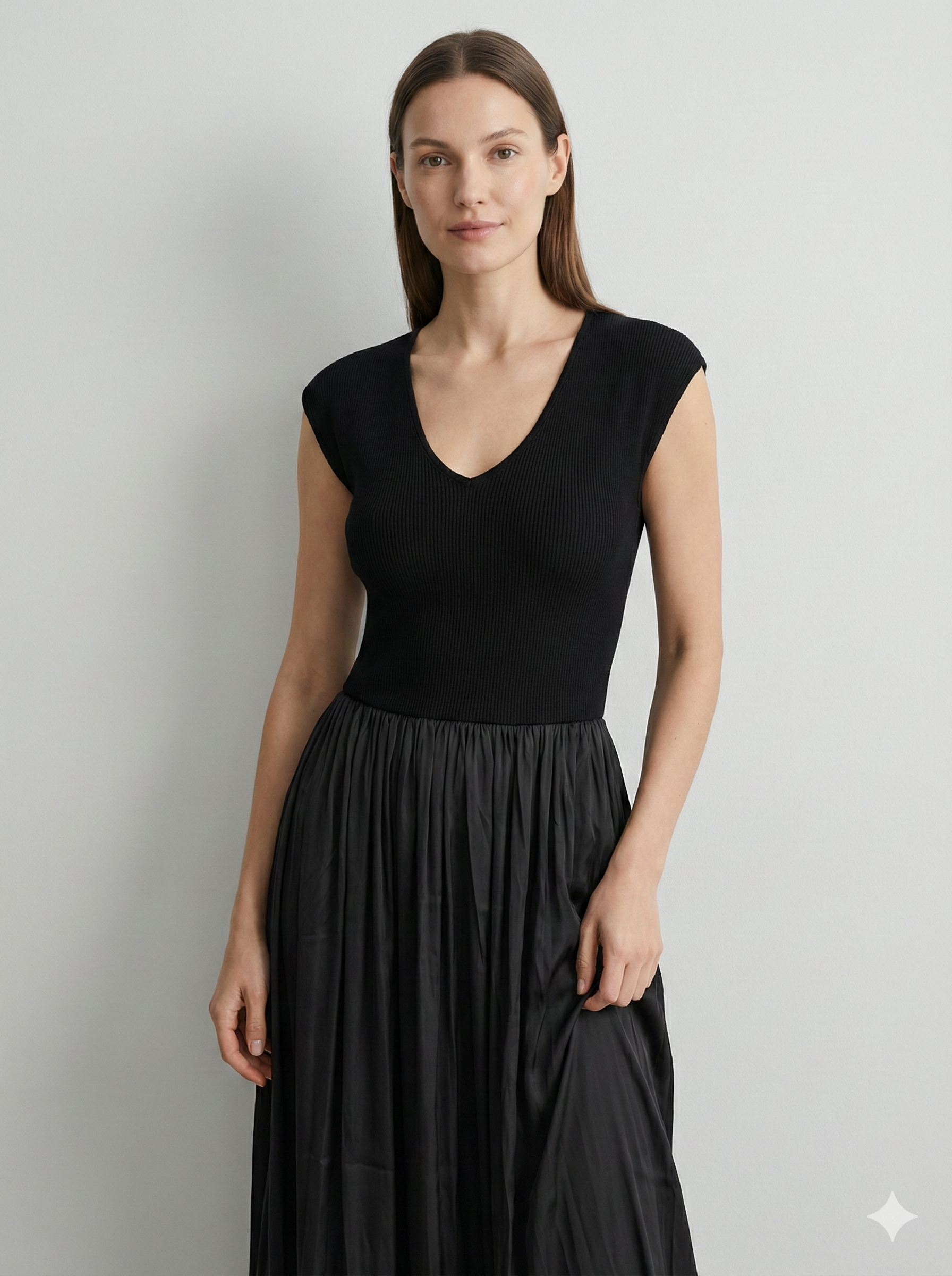 Spring/Summer Knitwear and Cutting Designskirtwomen's sweater A6139