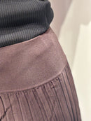 Knitted long skirt K16012