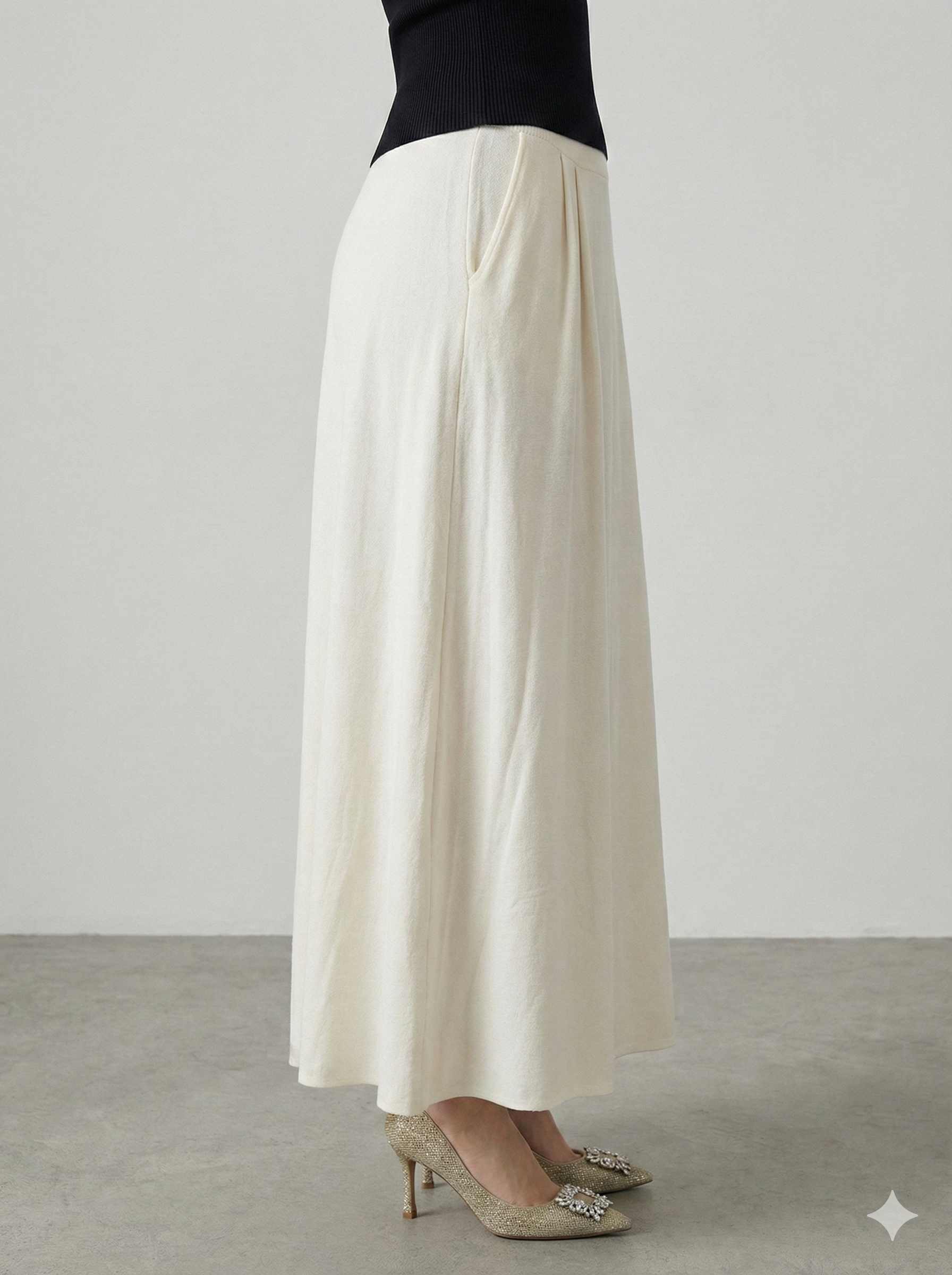 Knitted long dress 92056