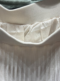 Knitted long pleated skirt 92055