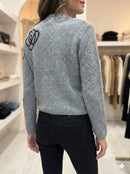 sweater caot embroidered art.6080
