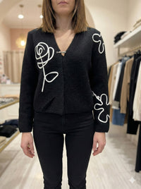 sweater caot embroidered art.6080