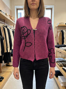 sweater caot embroidered art.6080