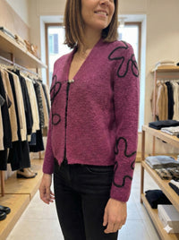 sweater caot embroidered art.6080