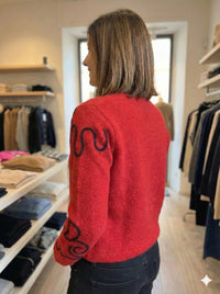 sweater caot embroidered art.6080