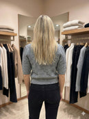 Twisted rope, beads, short-sleeved shirt HZ912