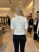 Twisted rope, beads, short-sleeved shirt HZ912