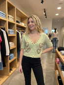 short sleeve girl diamond art：6065