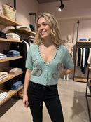 short sleeve girl diamond art：6065