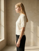 Mid-length sleeve girl necklace art：6069