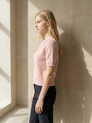 Mid-length sleeve girl necklace art：6069