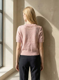 Mid-length sleeve girl necklace art：6069