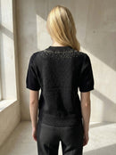 Mid-length sleeve girl necklace art：6069