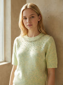 Mid-length sleeve girl necklace art：6069