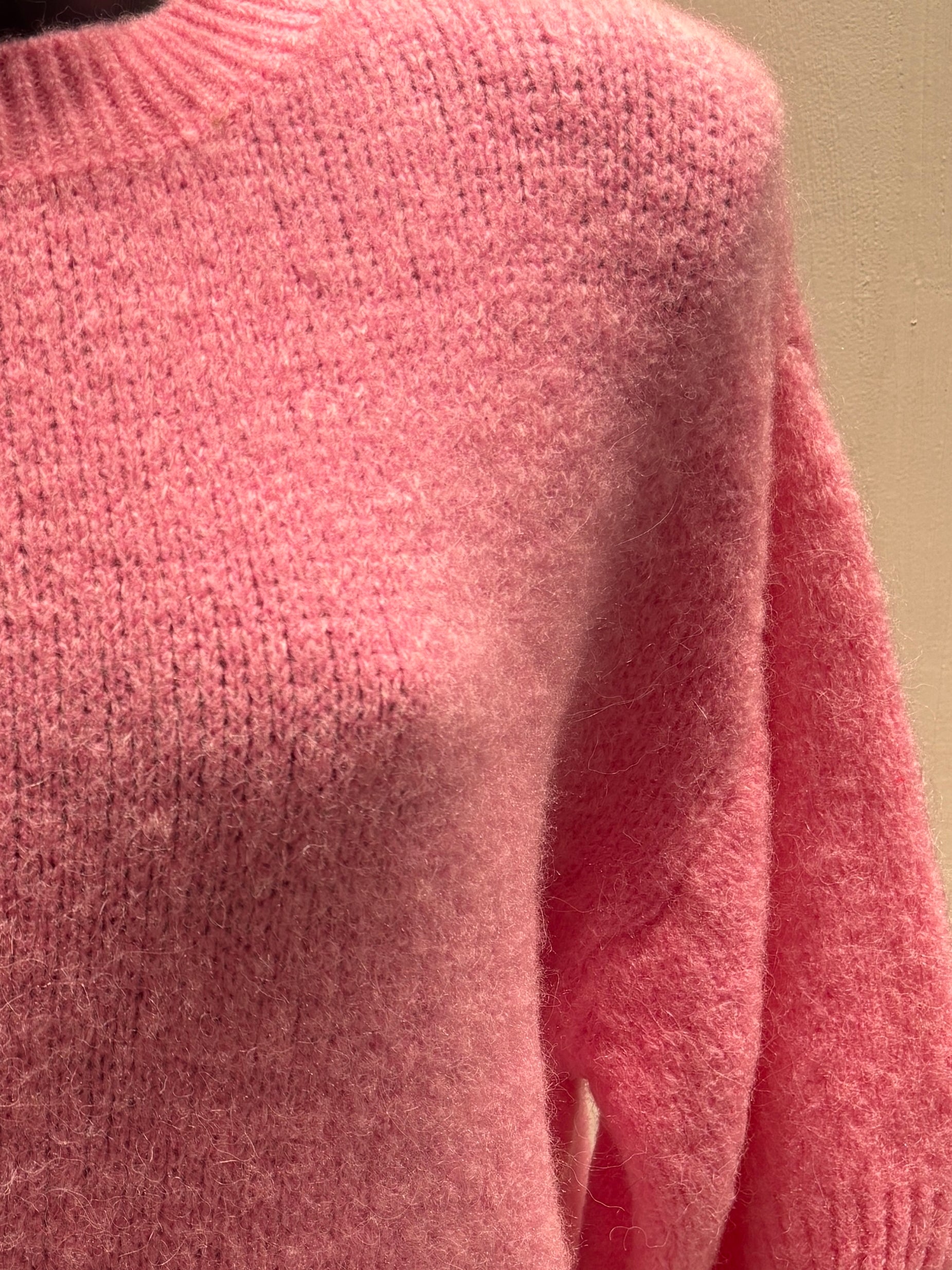 alpaca short sleeve sweater