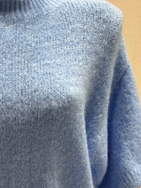 maglione a maniche corte in alpaca