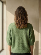 alpaca short sleeve sweater