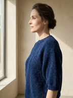 alpaca short sleeve sweater