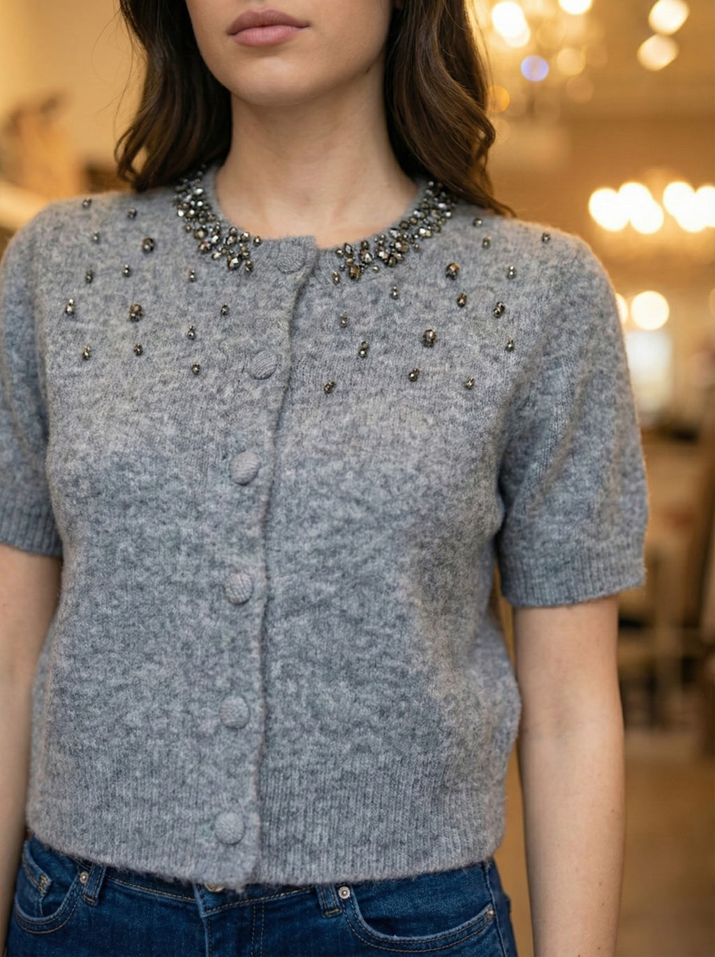 short sleeve girl necklace art：6067