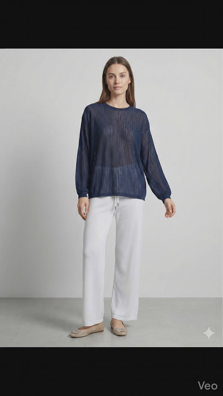 Spring/Summer Exquisite Jacquard Dry Sweater art A8505